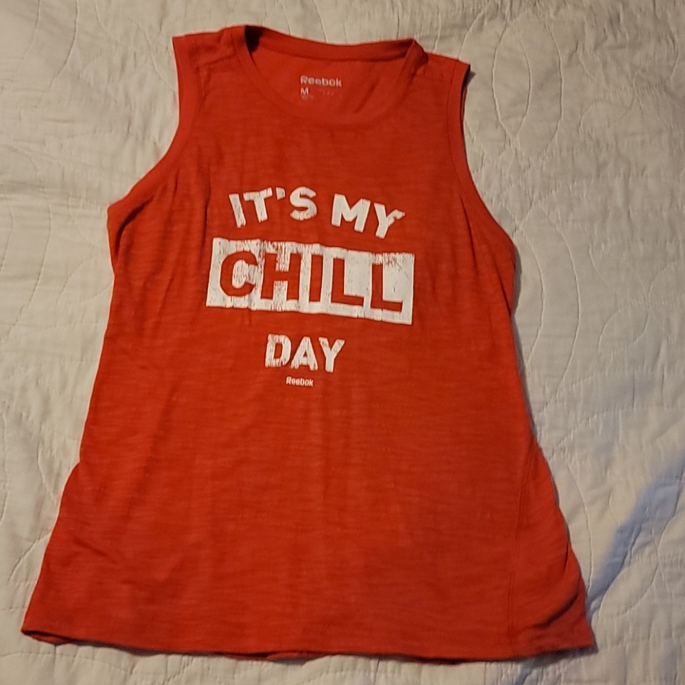Reebok Red Women Sleeveless Shirt